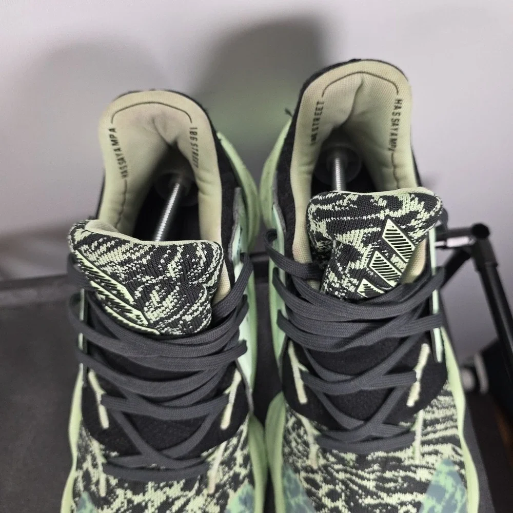 Size 13 - adidas Harden Vol.‎ 4 Glow Green Basketball Street Comfort Ball